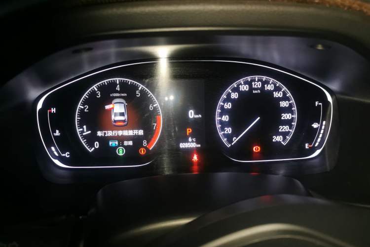 Used Honda Accord 2022 260TURBO Phantom Night · Prestige Edition Instrument Cluster