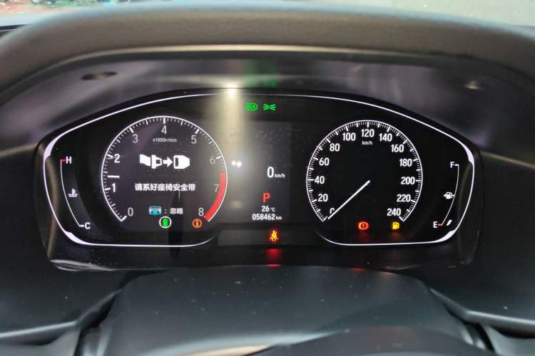 Used Honda Accord 2022 260TURBO Phantom Night · Prestige Edition Instrument Cluster