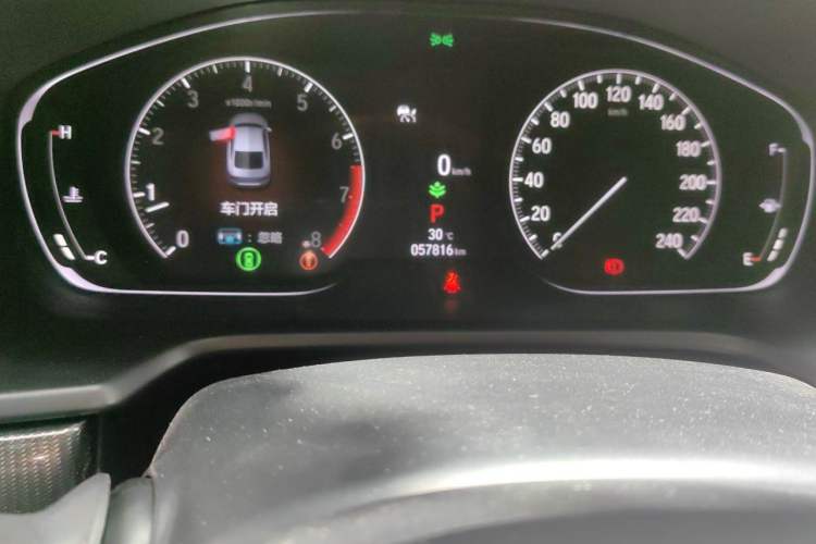 Used Honda Accord 2022 260TURBO Phantom Night · Prestige Edition Odometer Close Up