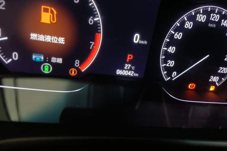Used Honda Accord 2022 260TURBO Phantom Night · Prestige Edition Odometer Close Up
