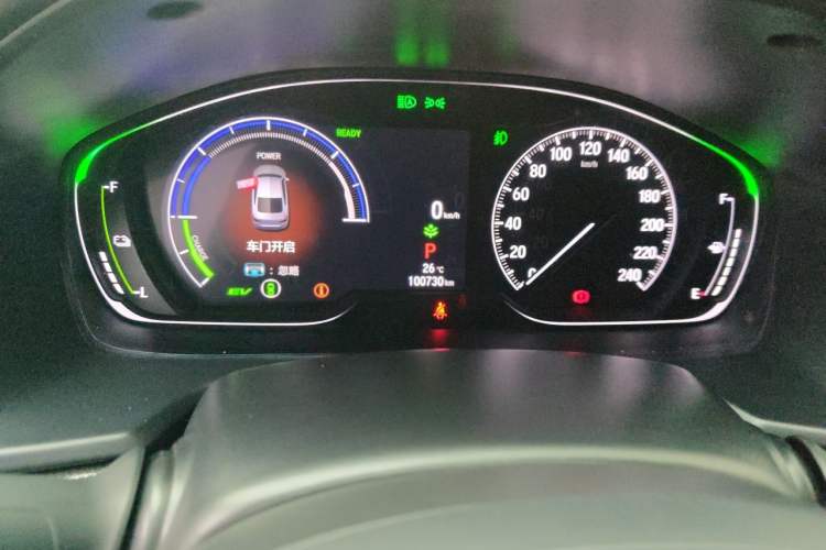 Used Honda Accord 2022 Xing·Hybrid 2.0L Phantom Night·Sharp Intelligence Edition Odometer Close Up