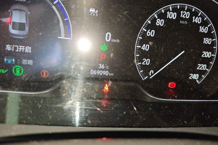 Used Honda Accord 2022 Xing·Hybrid 2.0L Xingling Version Odometer Close Up