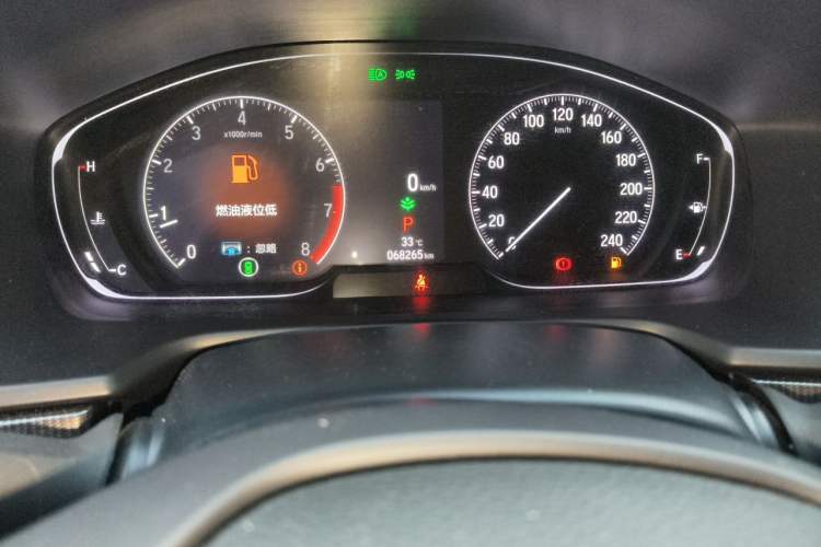 Used Honda Accord 2022 260TURBO Phantom Night · Prestige Edition Odometer Close Up