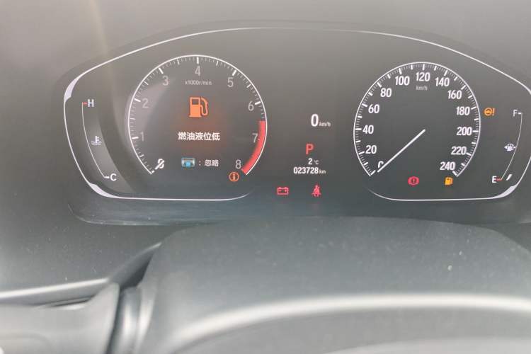 Used Honda Accord 2022 260TURBO Luxury Edition Odometer Close Up