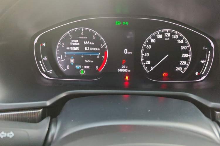 Used Honda Accord 2022 260TURBO Phantom Night · Prestige Edition Odometer Close Up