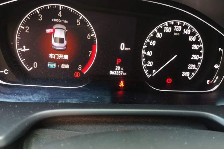 Used Honda Accord 2022 260TURBO Luxury Edition Odometer Close Up