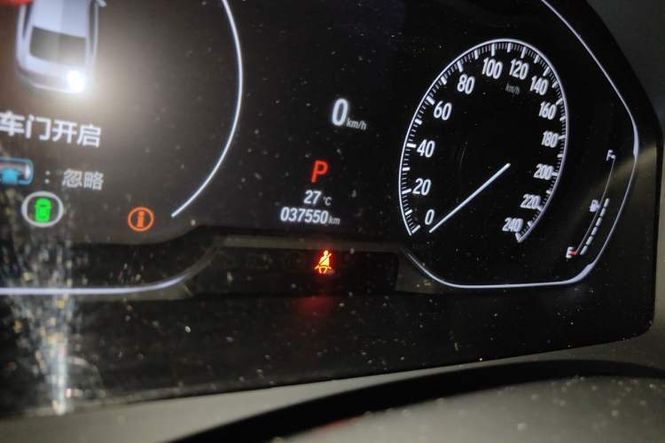 Used Honda Accord 2022 260TURBO Phantom Night · Prestige Edition Odometer Close Up