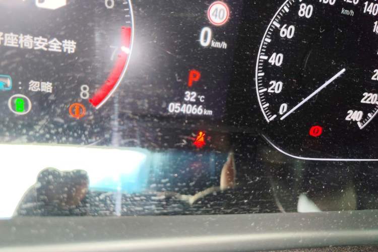 Used Honda Accord 2022 260TURBO Phantom Night · Prestige Edition Odometer Close Up
