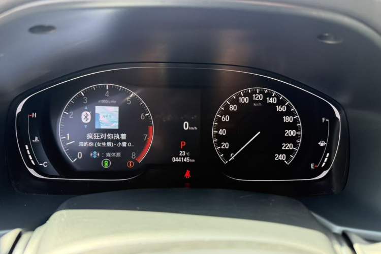 Used Honda Accord 2022 260TURBO Phantom Night · Prestige Edition Odometer Close Up