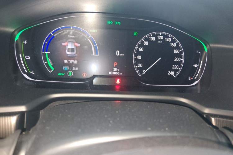 Used Honda Accord 2022 Xing·Hybrid 2.0L Phantom Night·Sharp Intelligence Edition Odometer Close Up