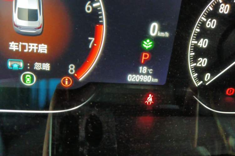 Used Honda Accord 2022 260TURBO Phantom Night · Prestige Edition Odometer Close Up