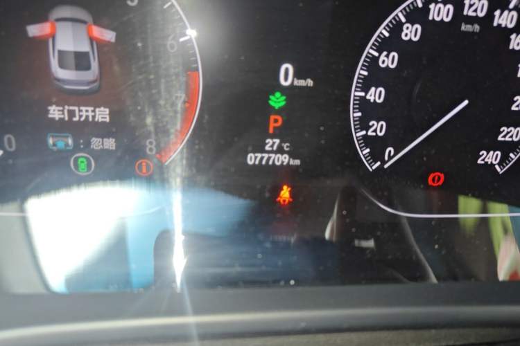 Used Honda Accord 2022 260TURBO Phantom Night · Prestige Edition Odometer Close Up