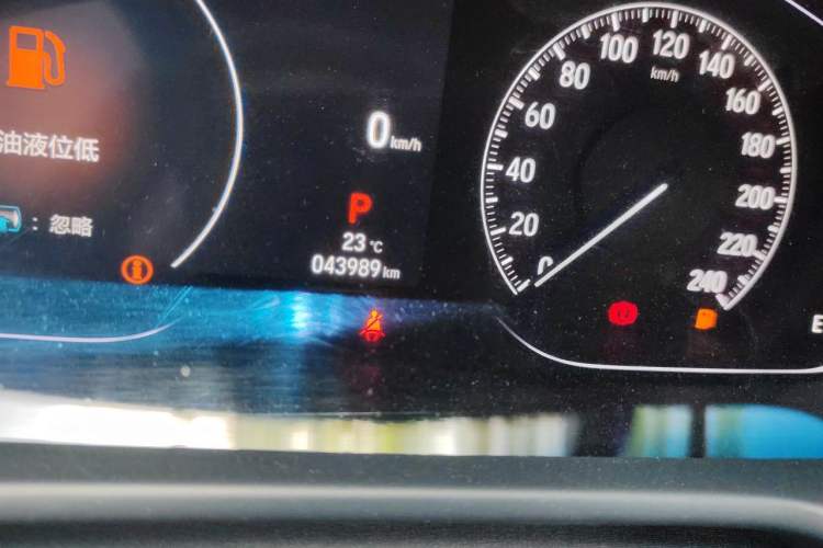 Used Honda Accord 2022 260TURBO Luxury Edition Odometer Close Up