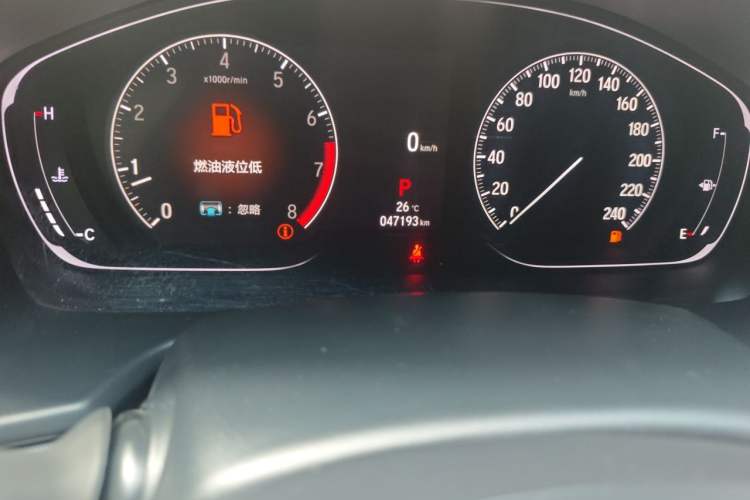 Used Honda Accord 2022 260TURBO Luxury Edition Odometer Close Up