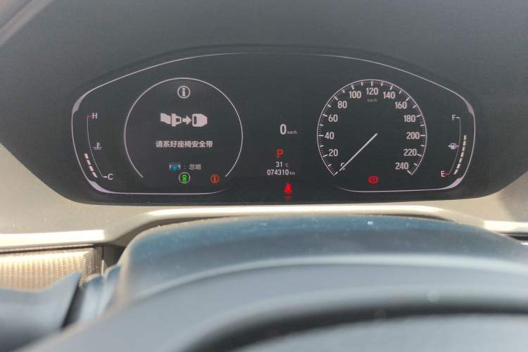 Used Honda Accord 2022 260TURBO Phantom Night · Prestige Edition Odometer Close Up