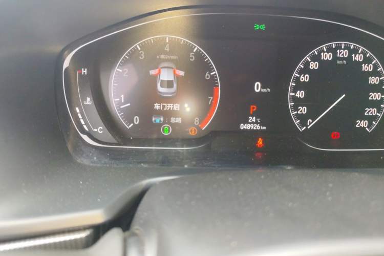 Used Honda Accord 2022 260TURBO Phantom Night · Prestige Edition Odometer Close Up