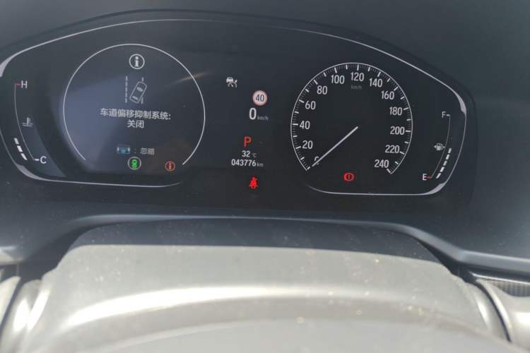 Used Honda Accord 2022 260TURBO Phantom Night · Prestige Edition Odometer Close Up