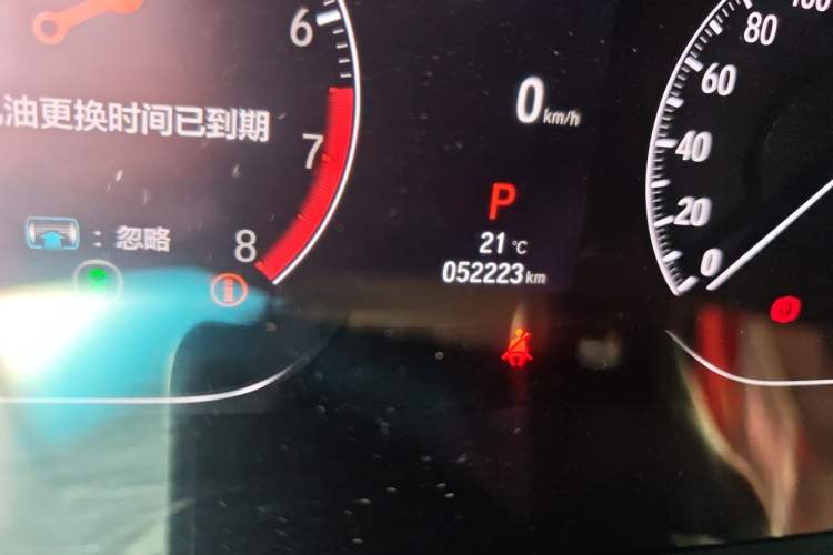 Used Honda Accord 2022 260TURBO Phantom Night · Prestige Edition Odometer Close Up