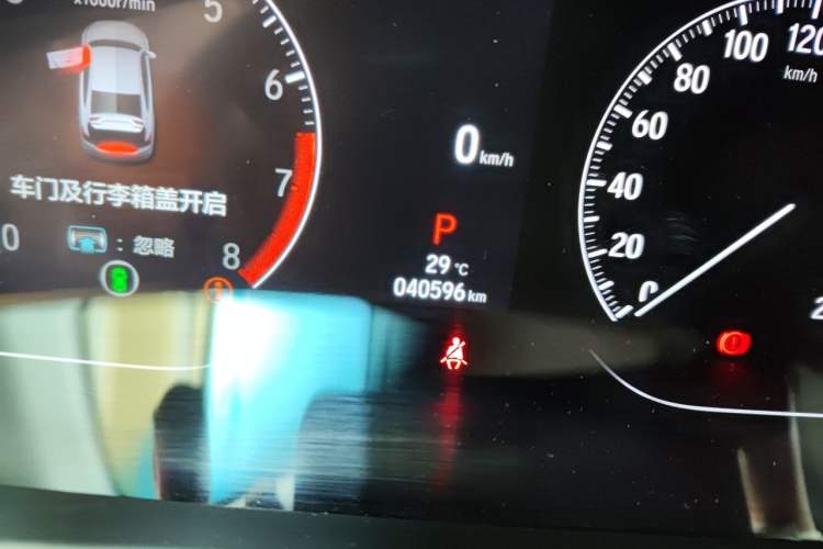 Used Honda Accord 2022 260TURBO Phantom Night · Prestige Edition Odometer Close Up