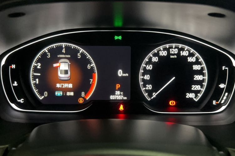 Used Honda Accord 2022 260TURBO Luxury Edition Odometer Close Up