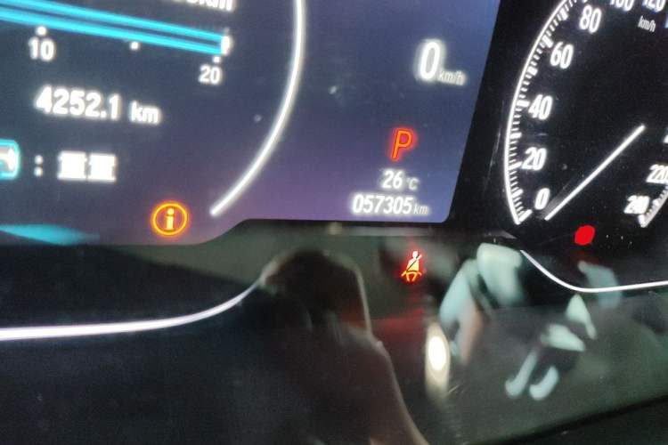 Used Honda Accord 2022 260TURBO Luxury Edition Odometer Close Up