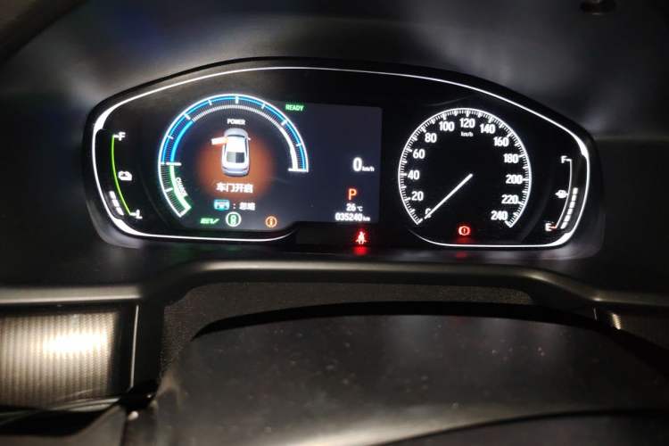Used Honda Accord 2022 Xing·Hybrid 2.0L Phantom Night·Sharp Intelligence Edition Odometer Close Up