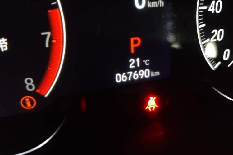 Used Honda Accord 2022 260TURBO Phantom Night · Prestige Edition Odometer Close Up