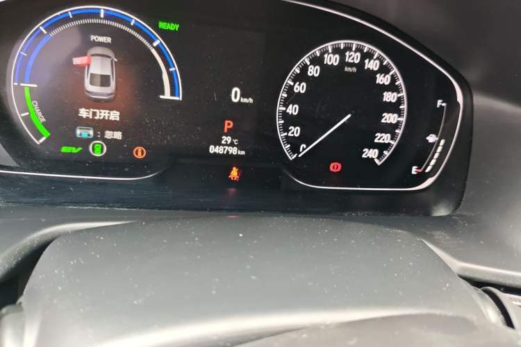 Used Honda Accord 2022 Xing·Hybrid 2.0L Phantom Night·Sharp Intelligence Edition Odometer Close Up