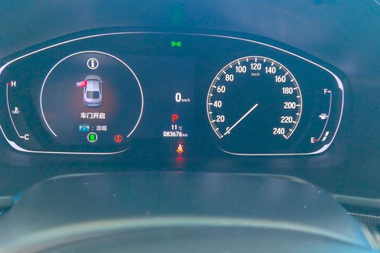 Used Honda Accord 2022 260TURBO Phantom Night · Prestige Edition Odometer Close Up