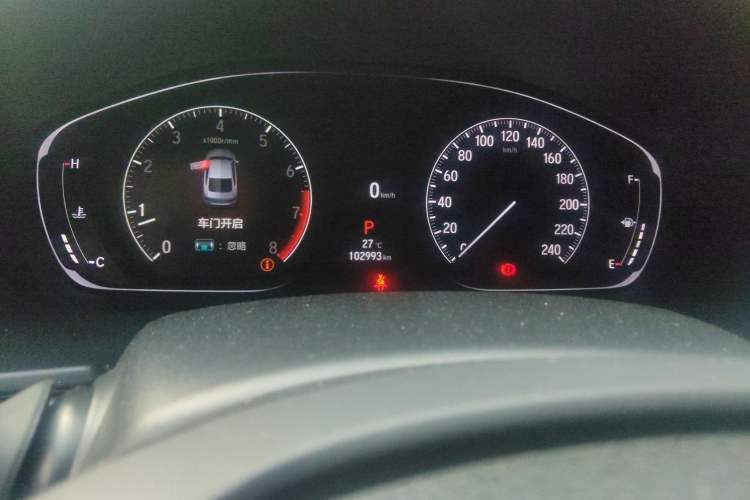 Used Honda Accord 2022 260TURBO Luxury Edition Odometer Close Up