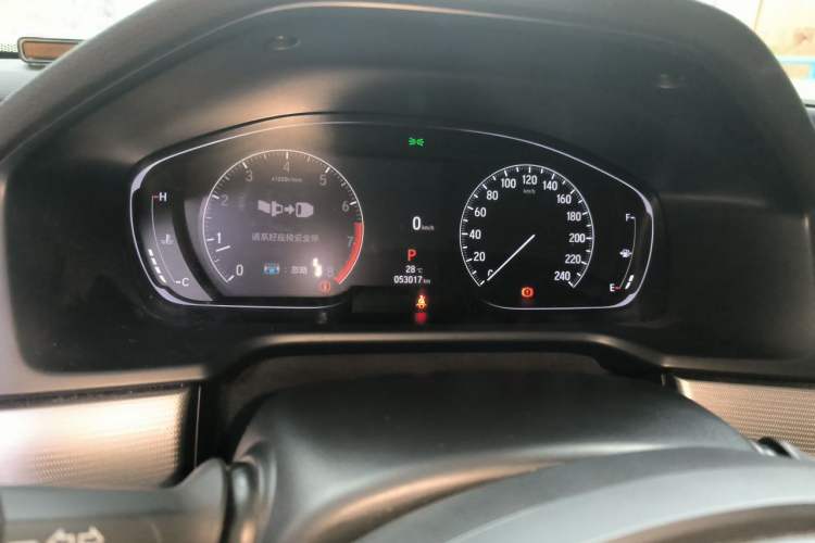 Used Honda Accord 2022 260TURBO Luxury Edition Odometer Close Up