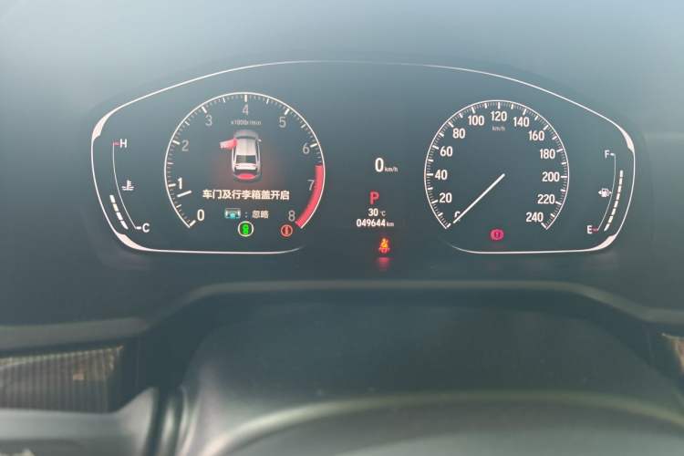 Used Honda Accord 2022 260TURBO Phantom Night · Prestige Edition Odometer Close Up