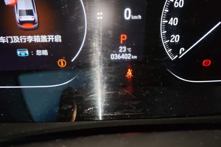 Used Honda Accord 2022 260TURBO Luxury Edition Odometer Close Up