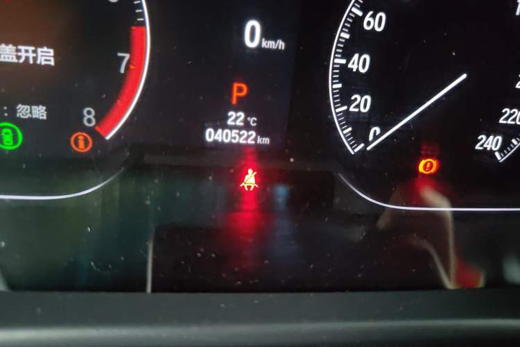 Used Honda Accord 2022 260TURBO Phantom Night · Prestige Edition Odometer Close Up