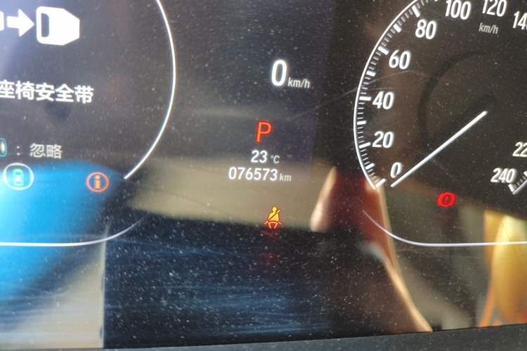 Used Honda Accord 2022 260TURBO Phantom Night · Prestige Edition Odometer Close Up