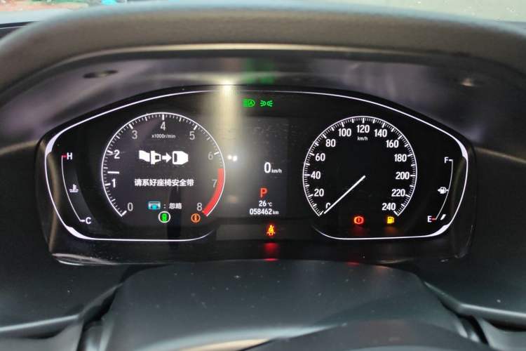 Used Honda Accord 2022 260TURBO Phantom Night · Prestige Edition Odometer Close Up