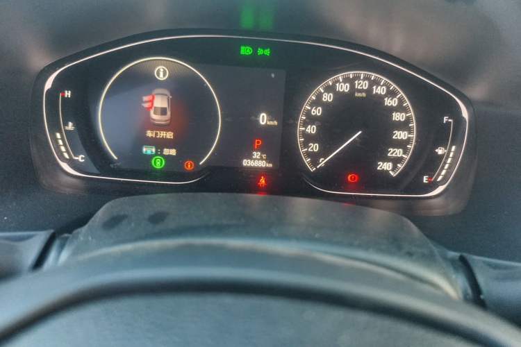 Used Honda Accord 2022 260TURBO Phantom Night · Prestige Edition Odometer Close Up
