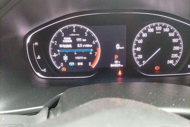 Used Honda Accord 2022 260TURBO Luxury Edition Odometer Close Up