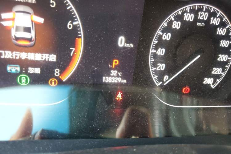 Used Honda Accord 2022 260TURBO Phantom Night · Prestige Edition Odometer Close Up