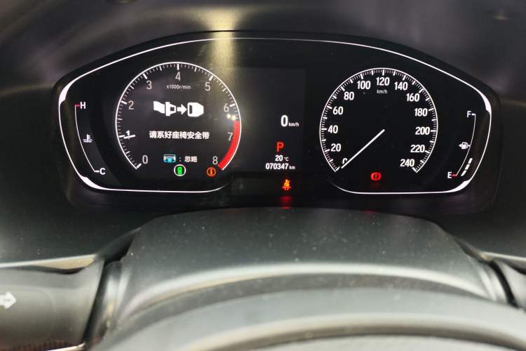 Used Honda Accord 2022 260TURBO Phantom Night · Prestige Edition Odometer Close Up