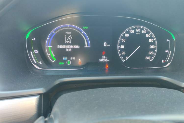 Used Honda Accord 2022 Xing·Hybrid 2.0L Xingling Version Odometer Close Up