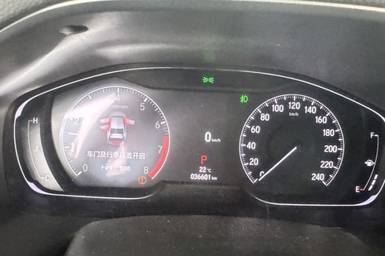 Used Honda Accord 2022 260TURBO Luxury Edition Odometer Close Up