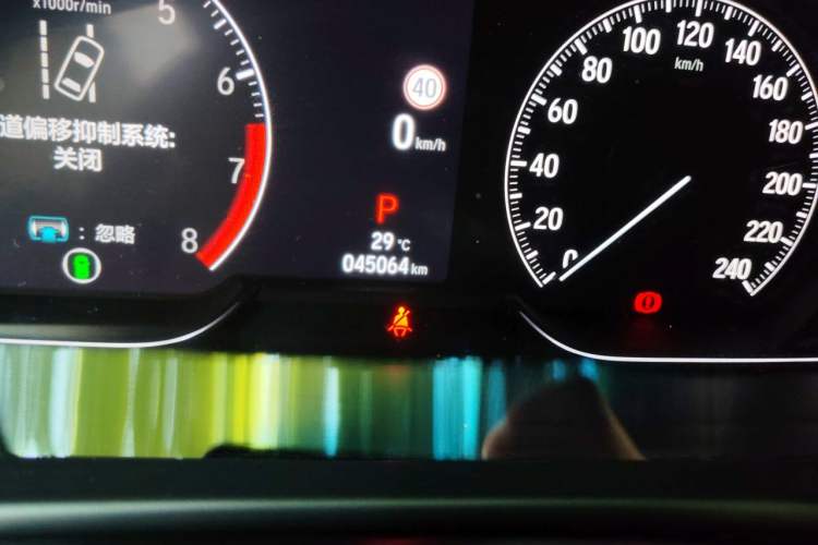 Used Honda Accord 2022 260TURBO Phantom Night · Prestige Edition Odometer Close Up