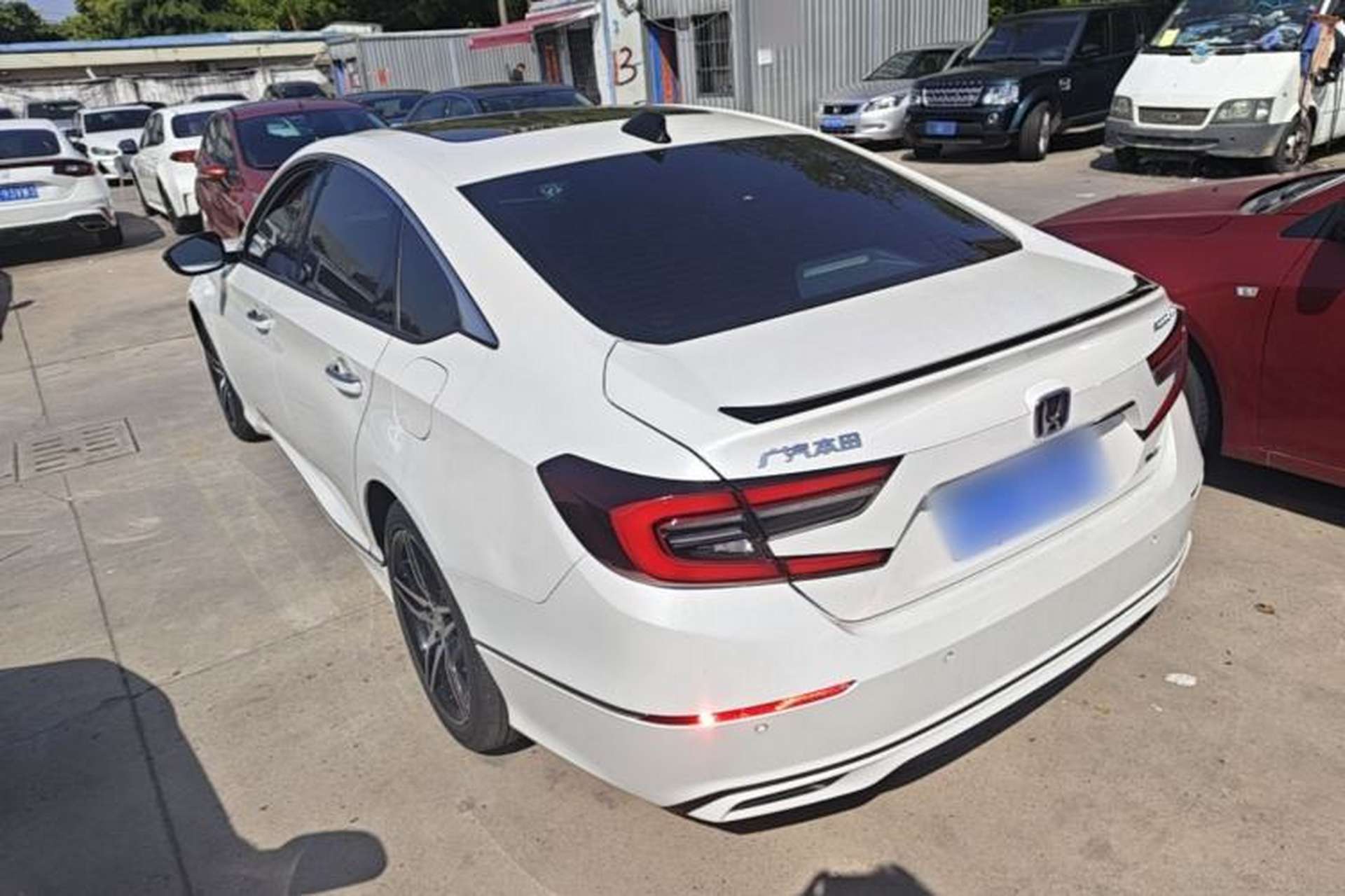 Used Honda Accord 2022 Xing·Hybrid 2.0L Phantom Night·Sharp Intelligence Edition Rear Left 45 Deg