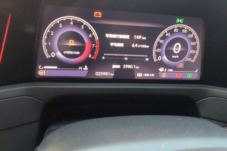 Used Honda Accord 2023 260TURBO Smart Enjoyment Version Odometer Close Up