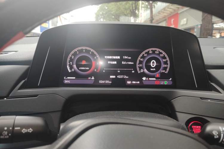 Used Honda Accord 2023 260TURBO Smart Enjoyment Version Odometer Close Up