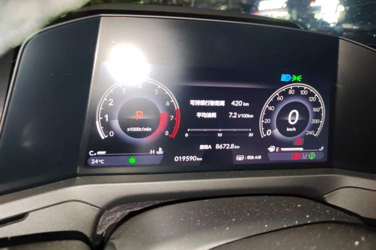 Used Honda Accord 2023 260TURBO Smart Enjoyment Version Odometer Close Up