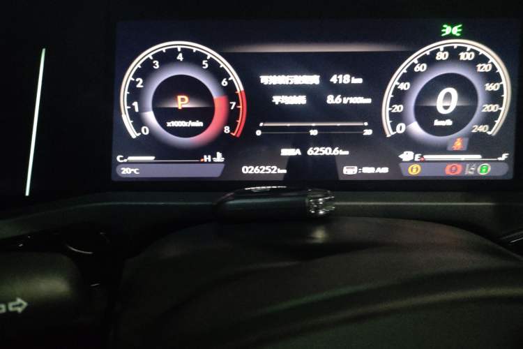 Used Honda Accord 2023 260TURBO Smart Enjoyment Version Odometer Close Up