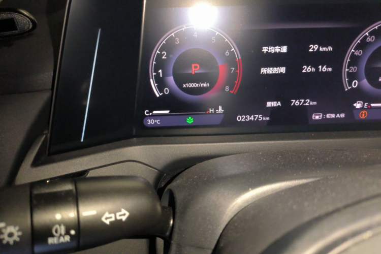 Used Honda Accord 2023 260TURBO Smart Enjoyment Version Odometer Close Up