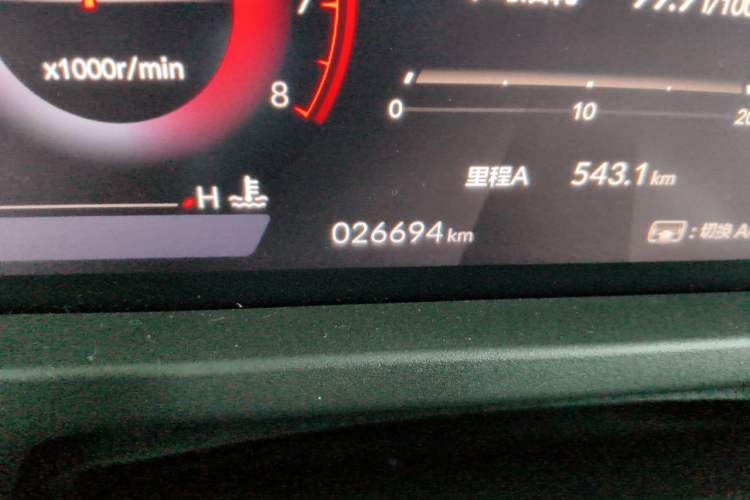 Used Honda Accord 2023 260TURBO Smart Enjoyment Version Odometer Close Up